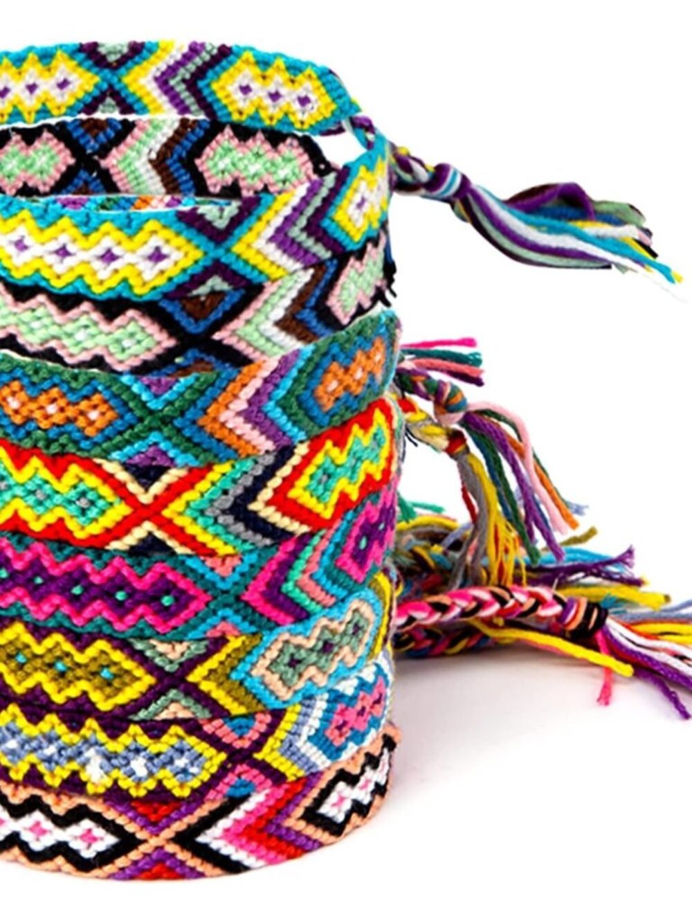 8 PCS Woven Friendship , Nepal Style Woven s
